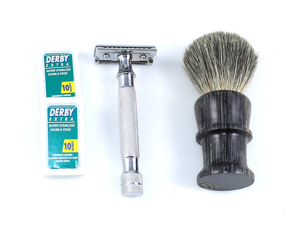 Double edge 2024 shaving kit