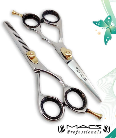 Macs Barber Scissor Hair Cutting Scissors Set Contain 4 Pcs